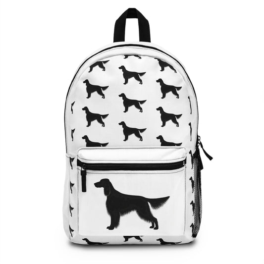 English Setter Silhouette Backpack