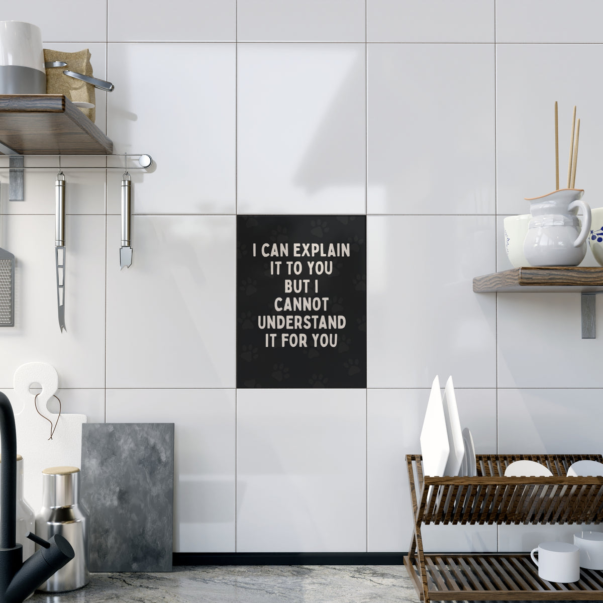 I Cannot Understand It For You Ceramic Photo Tile