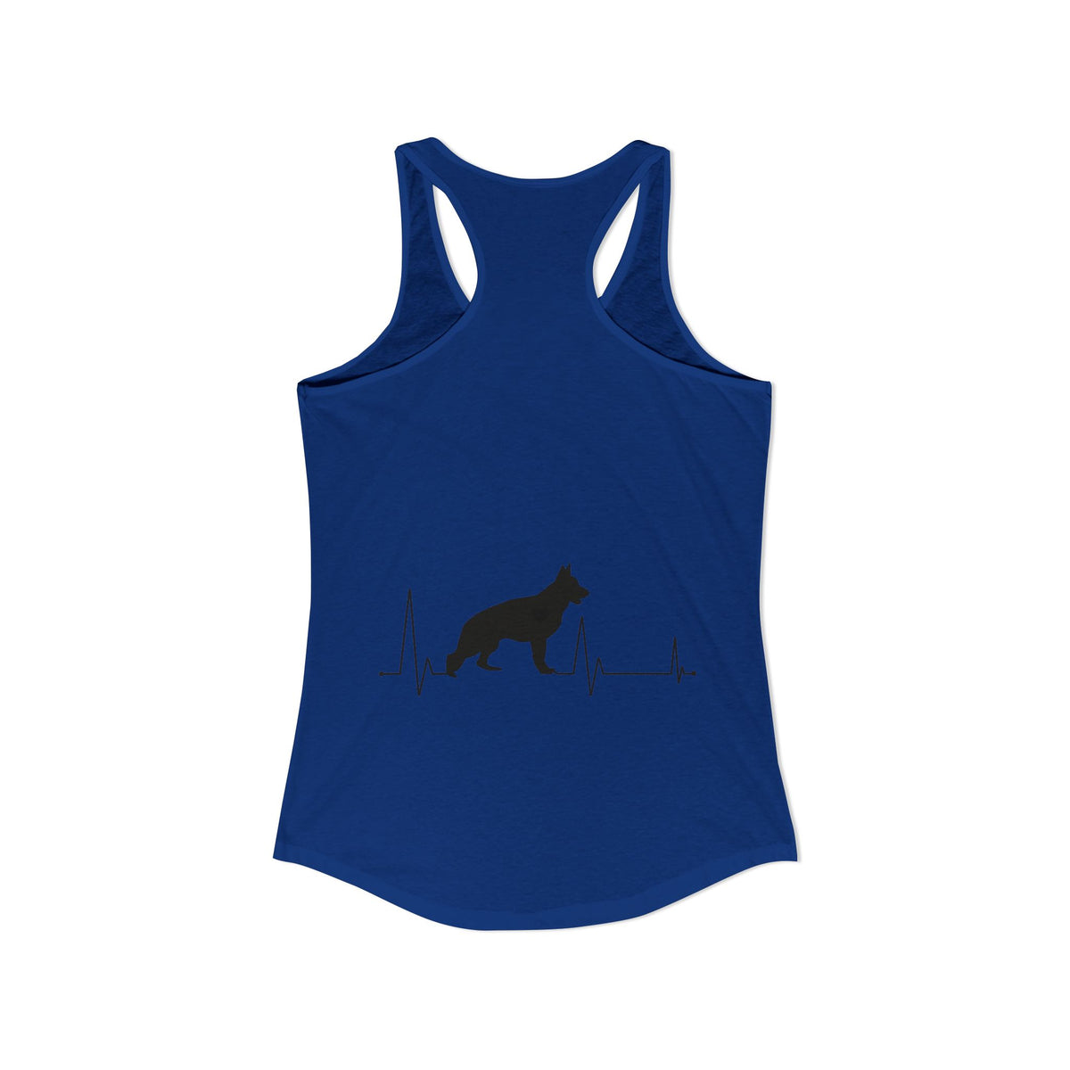 My Heart Beats For German Shepherds Women's Racerback Tank