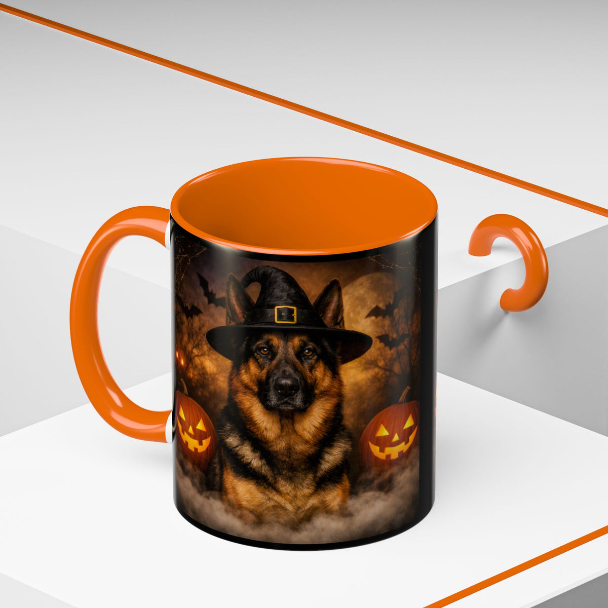 Witch Hat Pack German Shepherd 2-Tone Coffee Mug