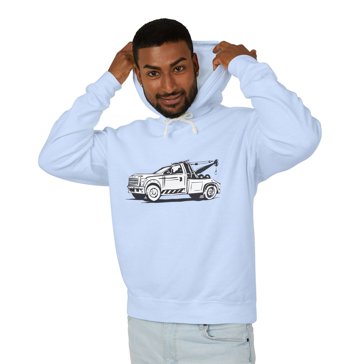 Wheel Lift Tow Truck Unisex Lightweight Hoodie