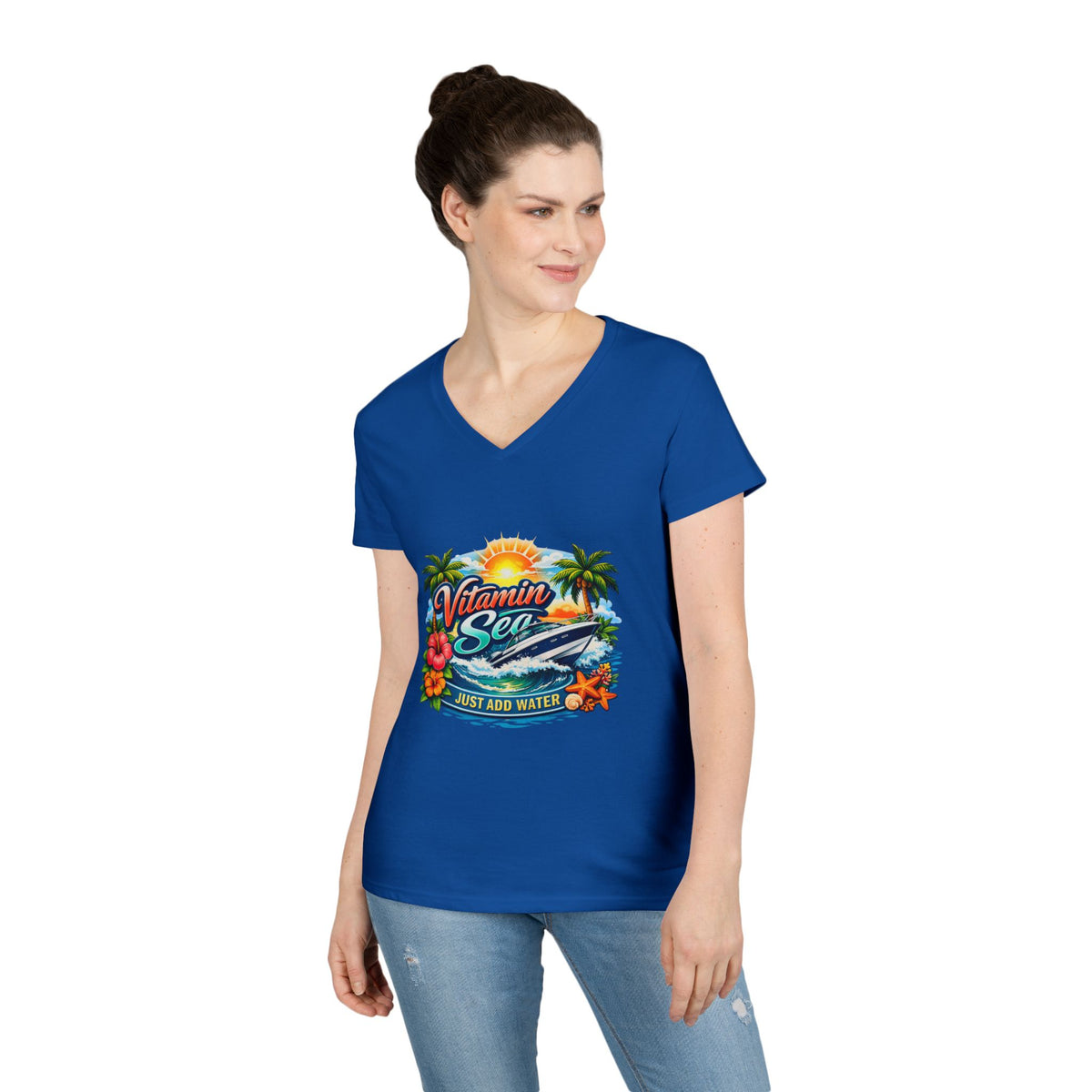 Vitamin Sea Women's V-Neck Tee