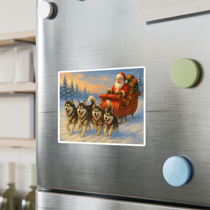 Dashing Through The Snow Vinyl Decal