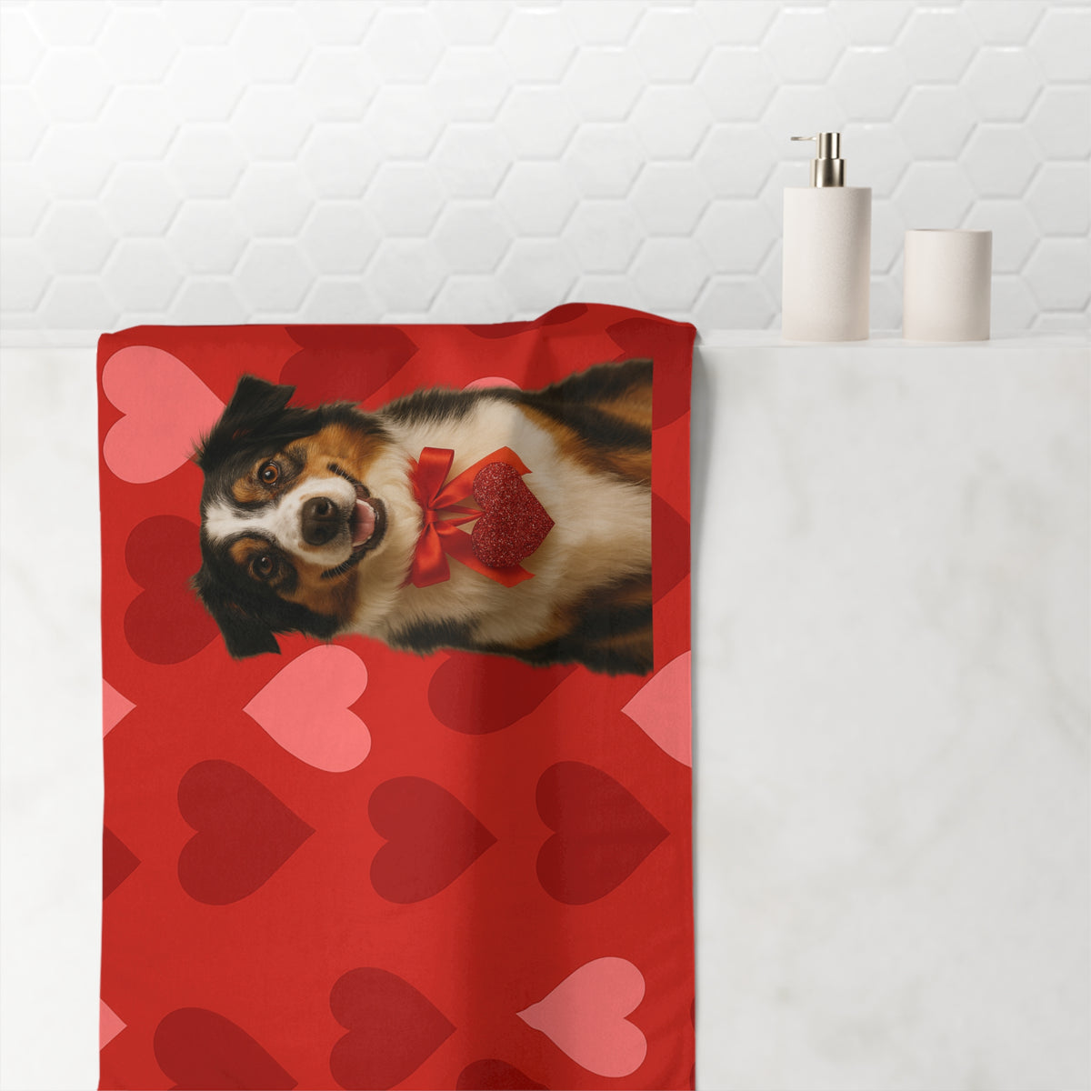 Cupid's Companion Aussie Mink-Cotton  Beach Towel
