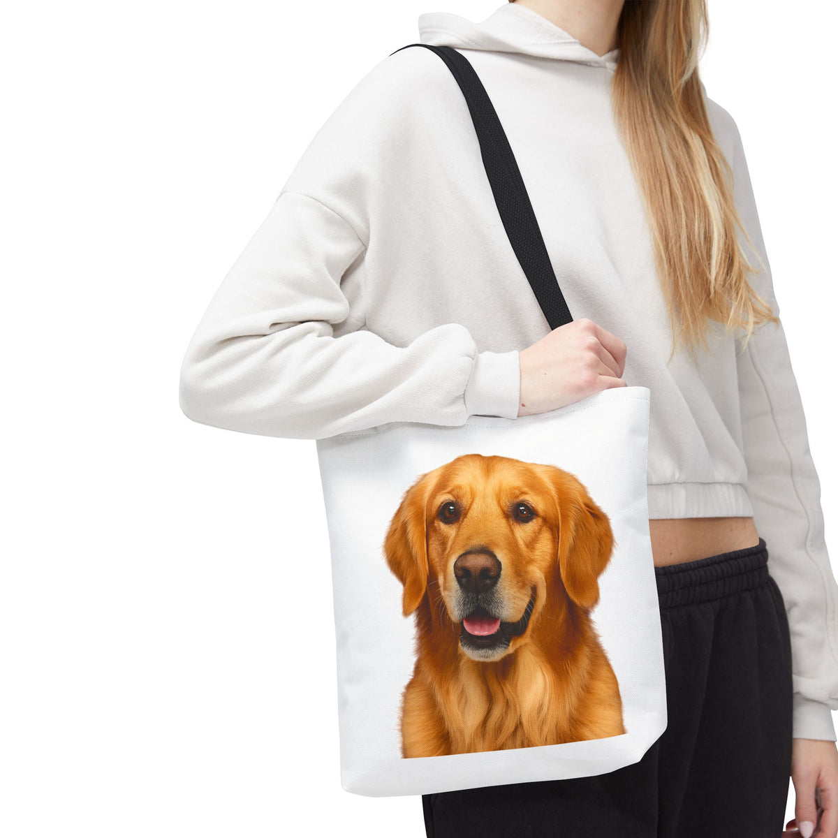 Golden Head Tote Bag
