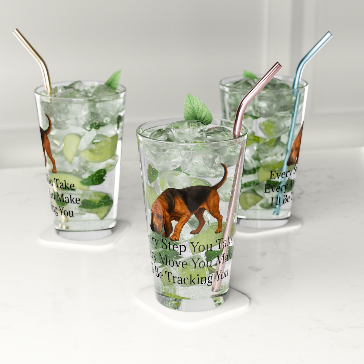 Tracking You Drinking Glass