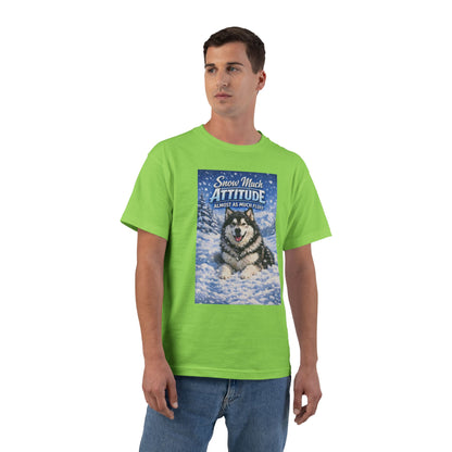 Snow Much Attitude Men's Short-Sleeve Crewneck Tee