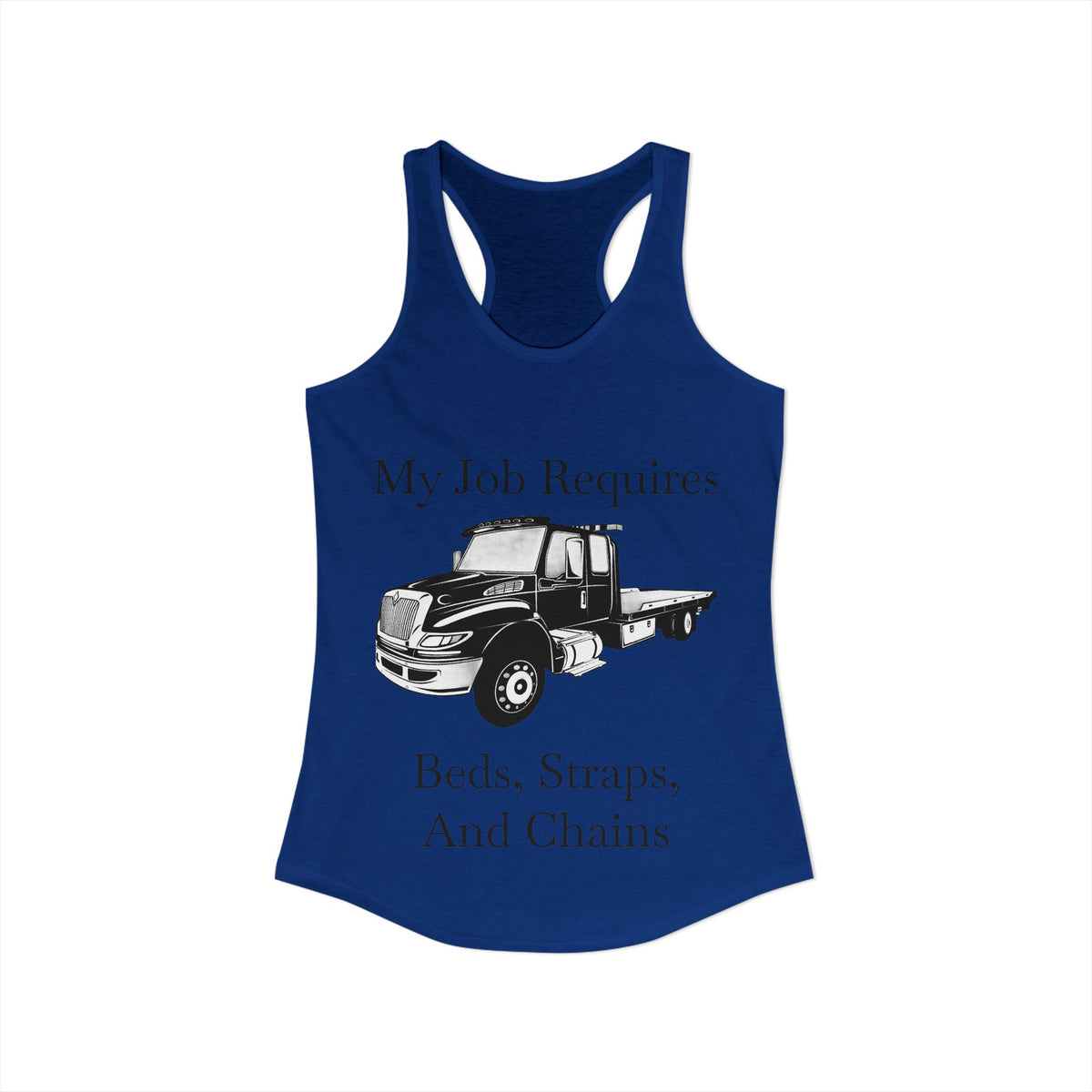Beds, Straps, And Chains Women's Racerback Tank