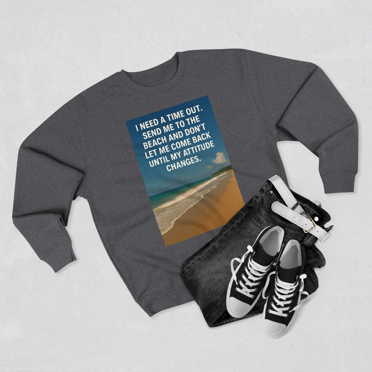 Time Out Unisex Crewneck Sweatshirt