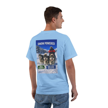 Snow Powered Men's Short-Sleeve Crewneck Tee