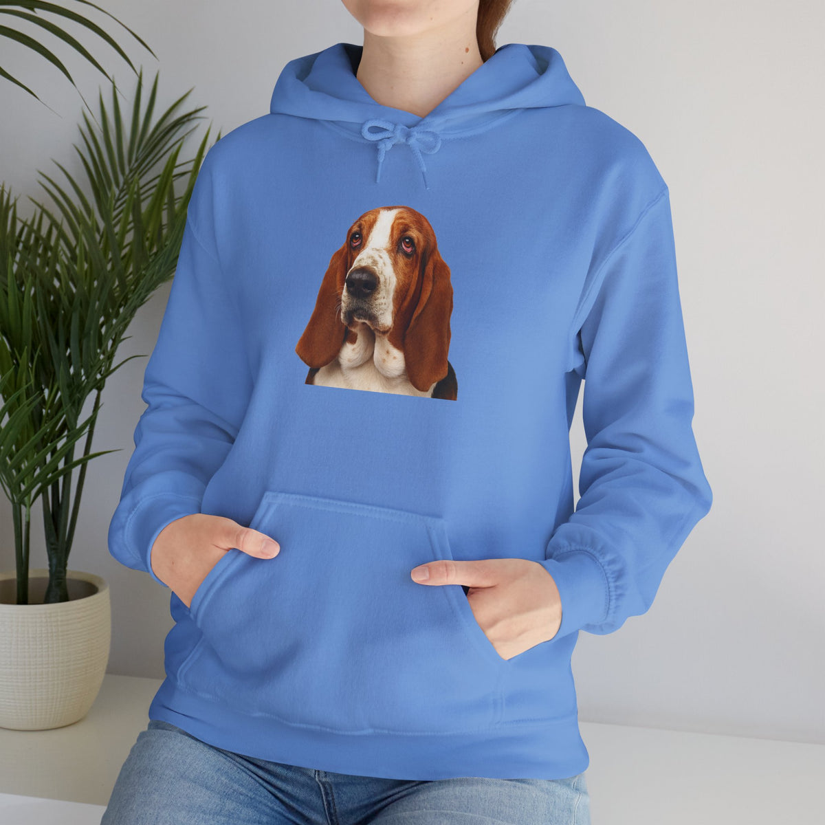 Basset Head Unisex Hoodie