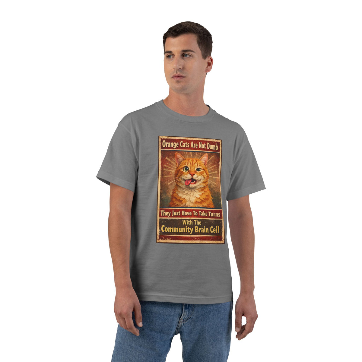 Community Brain Cell Men's Short-Sleeve Crewneck Tee