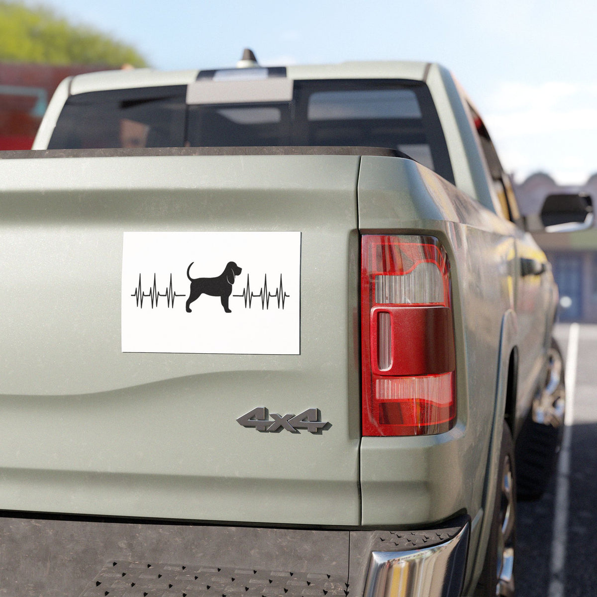 My Heart Beats For Bloodhounds Indoor/Outdoor Magnet