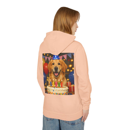 Birthday Buddy Golden Unisex Lightweight Hoodie