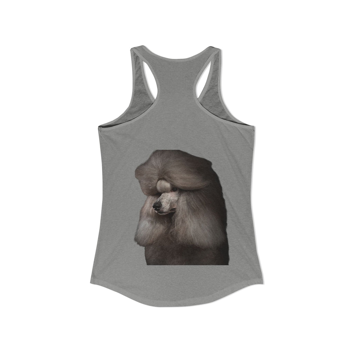 Poodle Head Women's Racerback Tank