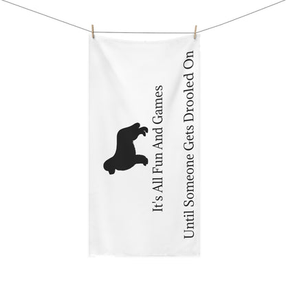 Fun And Games Mink-Cotton  Beach Towel