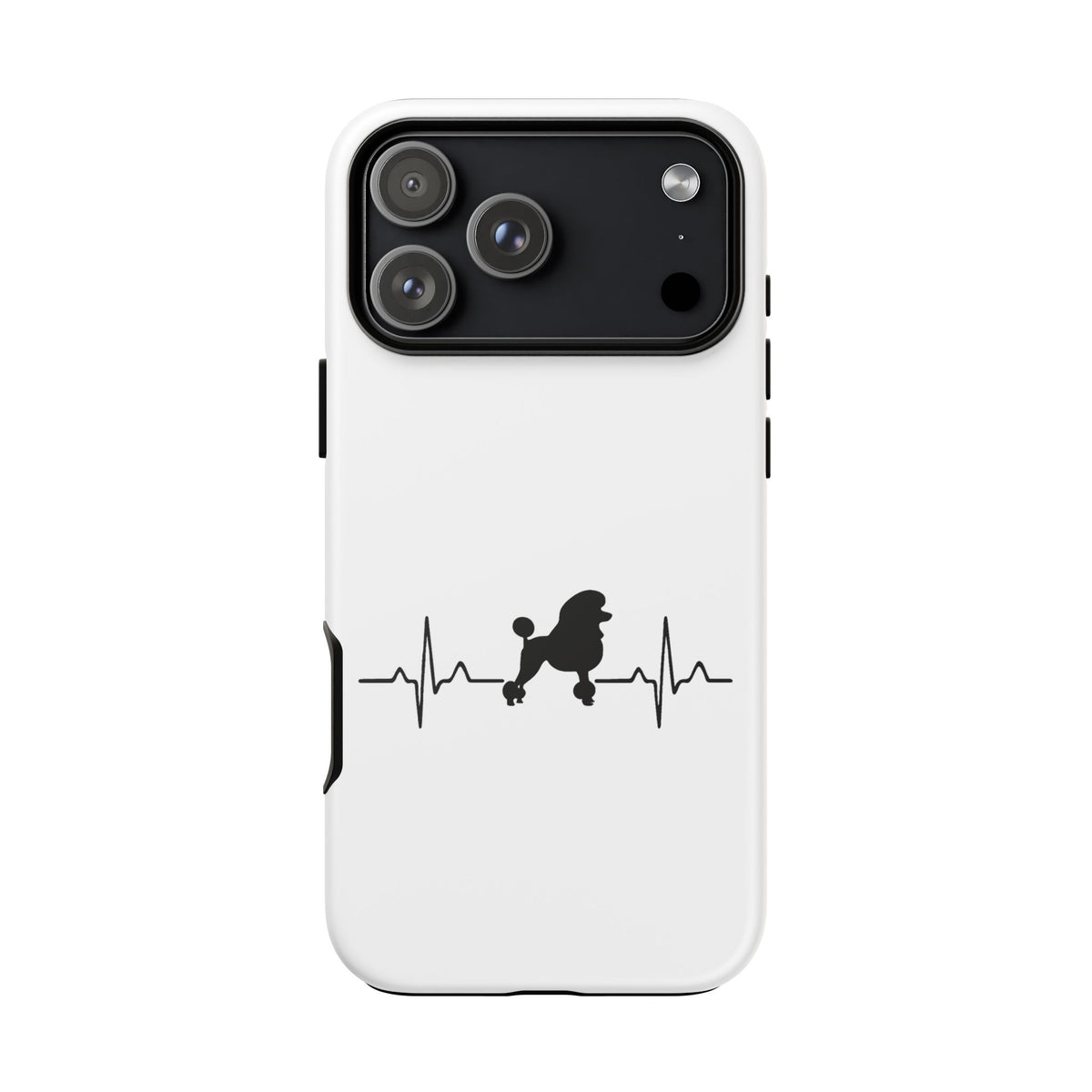 My Heart Beats For Poodles iPhone Case