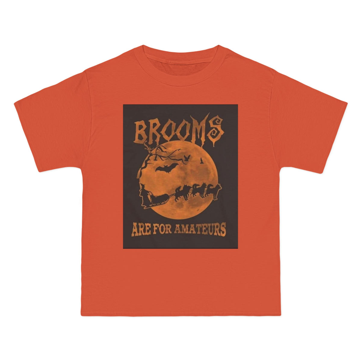 Brooms Are For Amateurs Men's Short-Sleeve Crewneck Tee