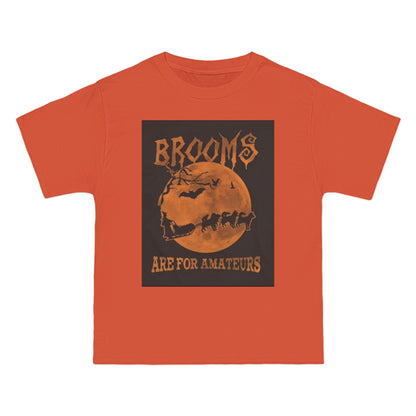 Brooms Are For Amateurs Men's Short-Sleeve Crewneck Tee