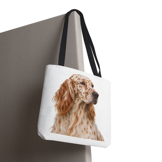 English Setter Head Tote Bag