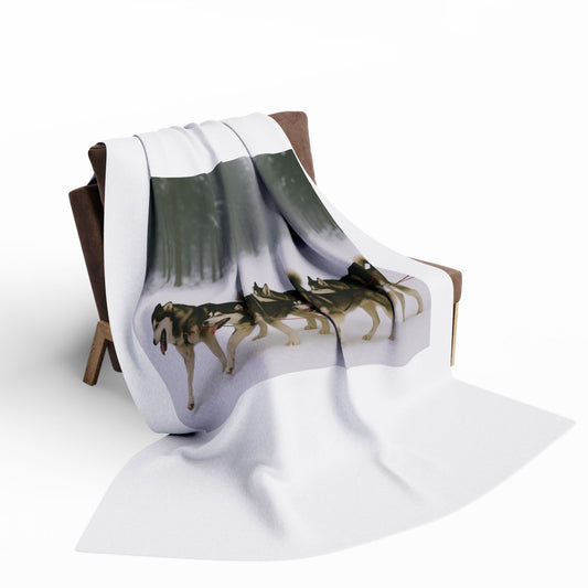 Mush On Arctic Fleece Blanket