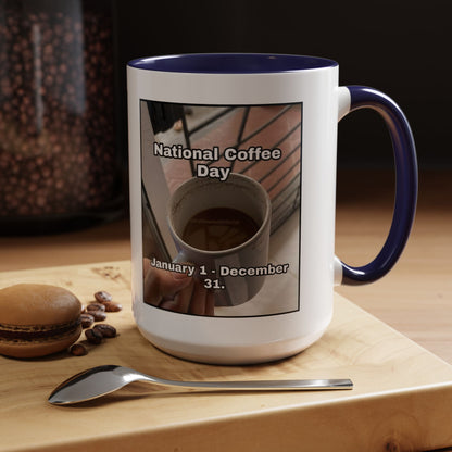 National Coffee Day 2-Tone Coffee Mug