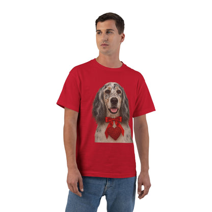 Cupid's Companion English Setter Men's Short-Sleeve CrewneckTee