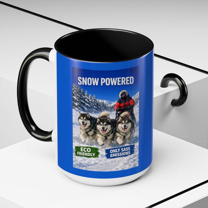 Snow Powered 2-Tone Coffee Mug