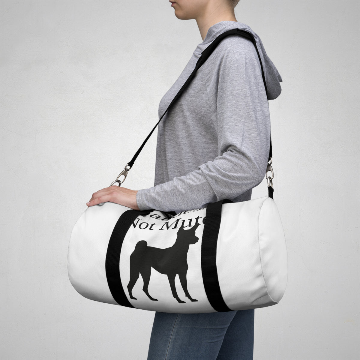Barkless Not Mute Duffel Bag