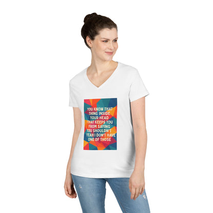 No Filter Women's V-Neck Tee