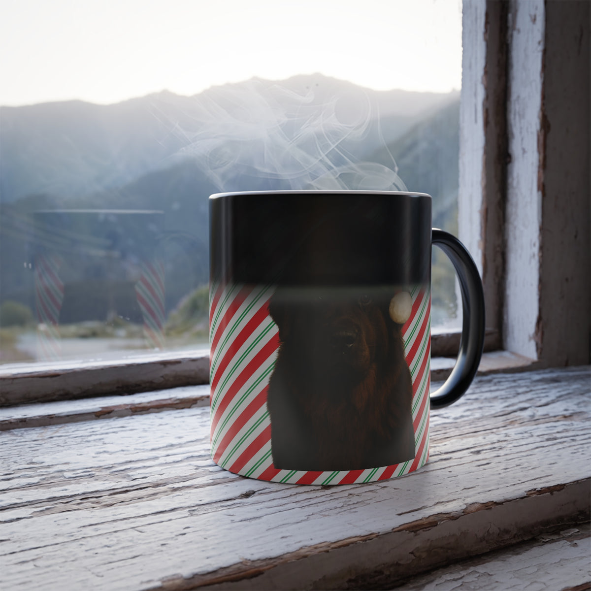 Santa Paws Newfie Color Changing Mug