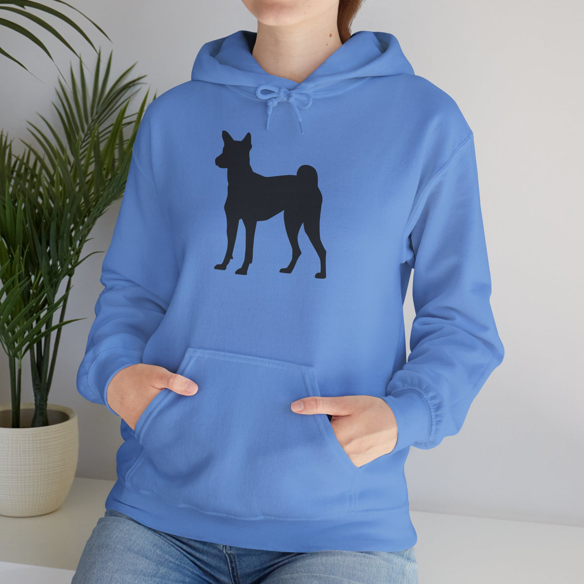 Basenji Silhouette Unisex Hoodie