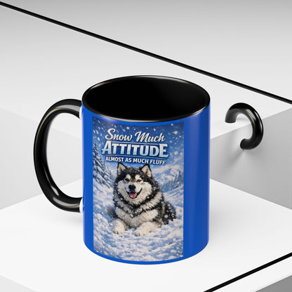 Snow Much Attitude 2-Tone Coffee Mug