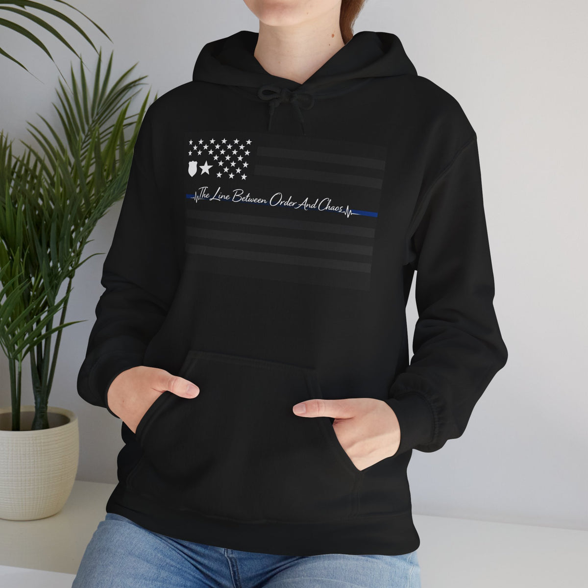 Thin Blue Line Unisex Hoodie