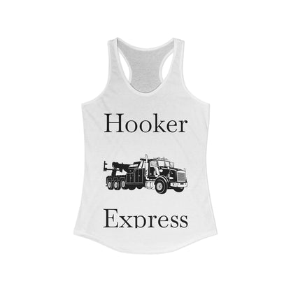 H**ker Express Heavy Tow Truck Women's Racerback Tank