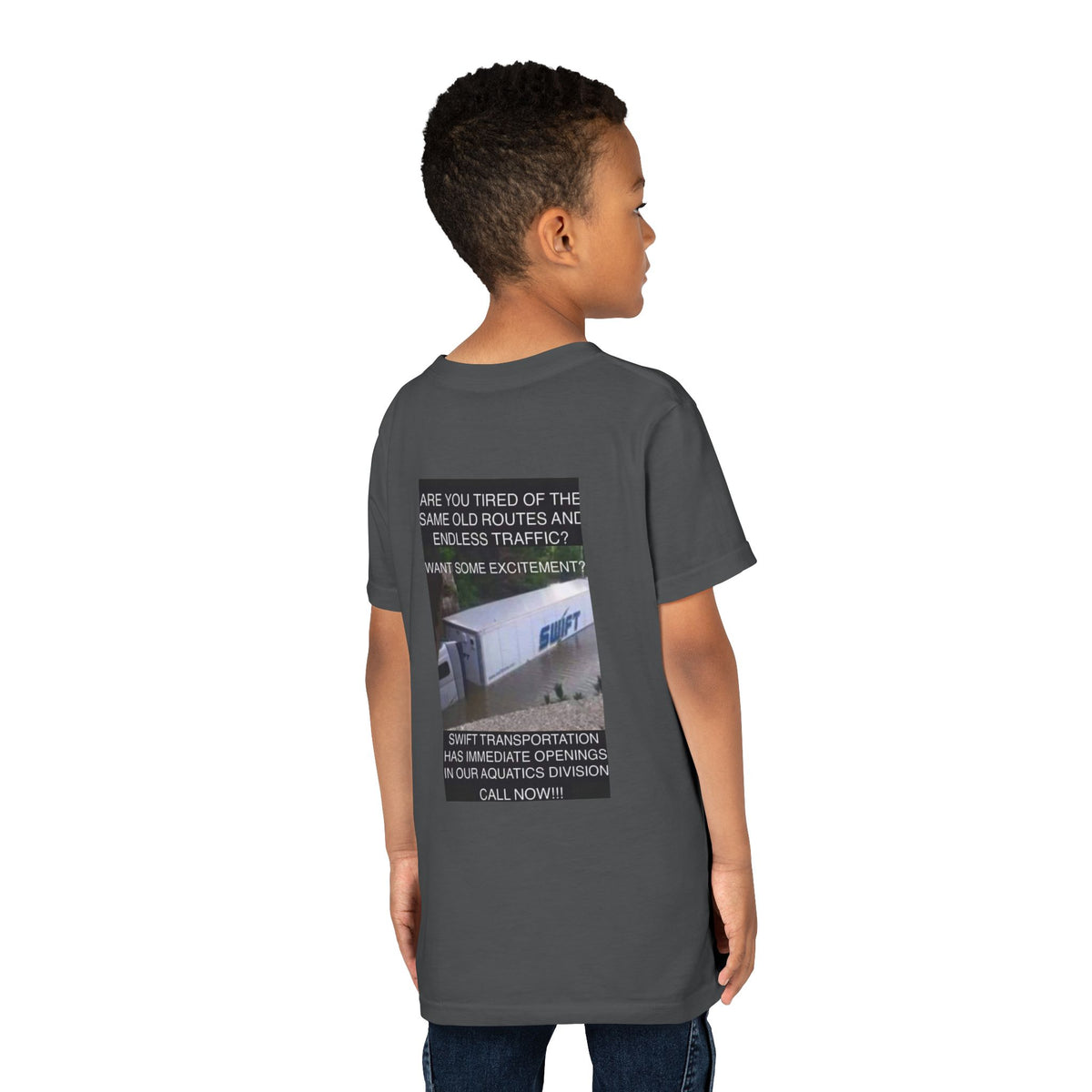 Swift Aquatics Youth Unisex Short Sleeve Crewneck Tee