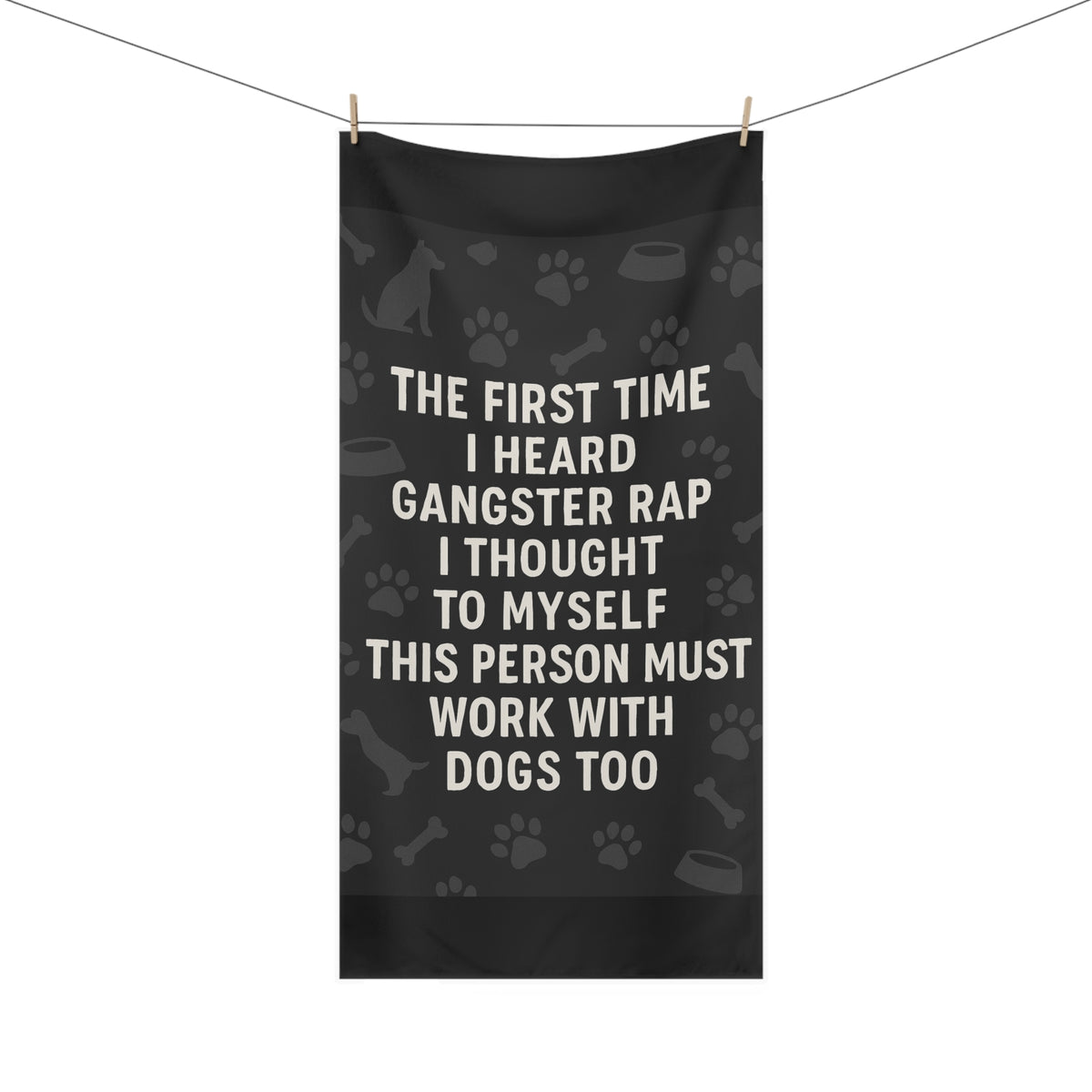 Gangster Rap Mink-Cotton  Beach Towel