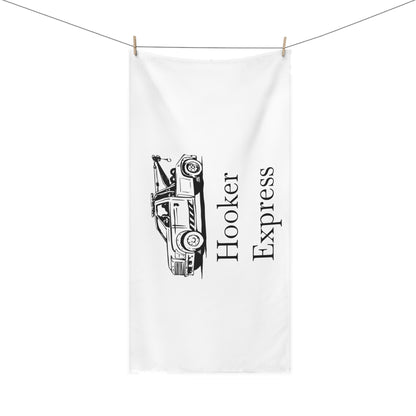 H**ker Express Wheel Lift Tow Truck Mink-Cotton  Beach Towel