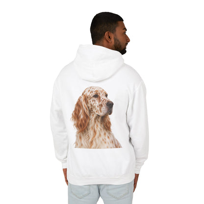 English Setter Head Unisex Lightweight Hoodie