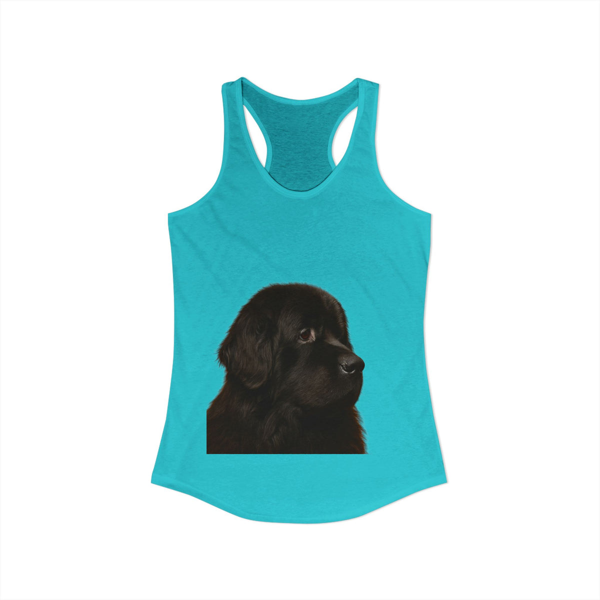 Newfie Head Women's Racerback Tank