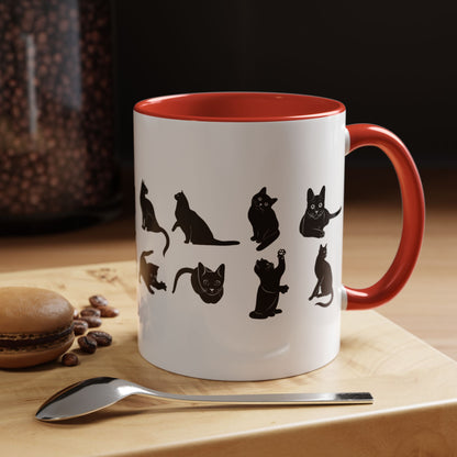 Cats 2-Tone Coffee Mug
