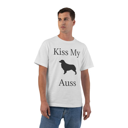 Kiss My Auss Men's Short-Sleeve Crewneck Tee