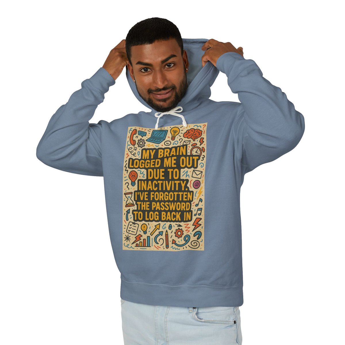 Logged Out Unisex Lightweight Hoodie