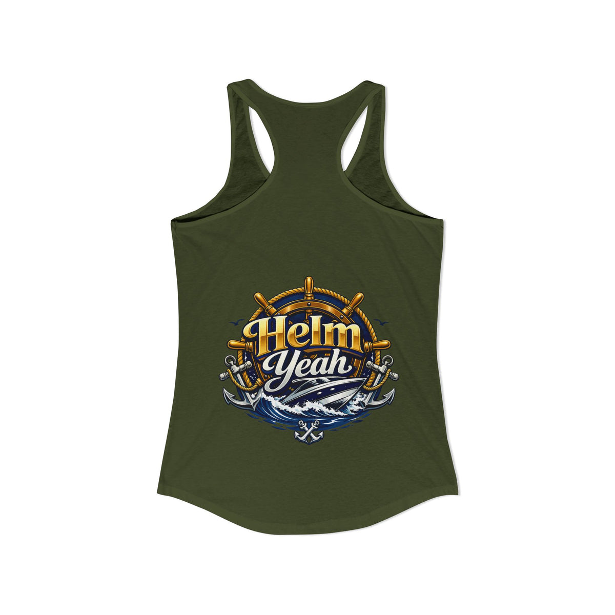 Helm Yeah Women's Racerback Tank