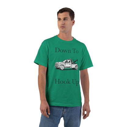 Down To Hook Up Men's Short-Sleeve Crewneck Tee
