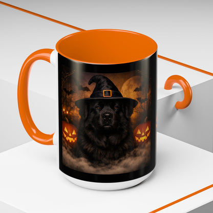Witch Hat Pack Newfie 2-Tone Coffee Mug