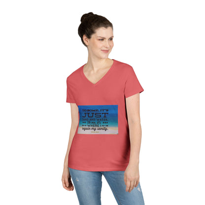 Dr. Beach Women's V-Neck Tee