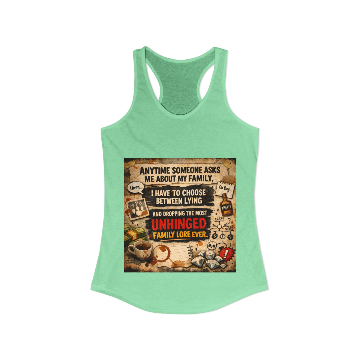 Unhinged Family Women's Racerback Tank