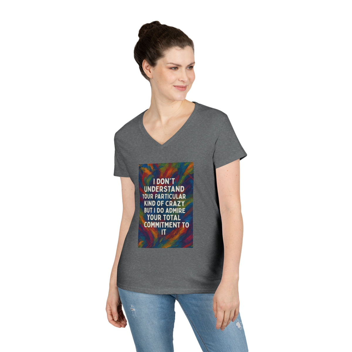 Kind Of Crazy Women's V-Neck Tee