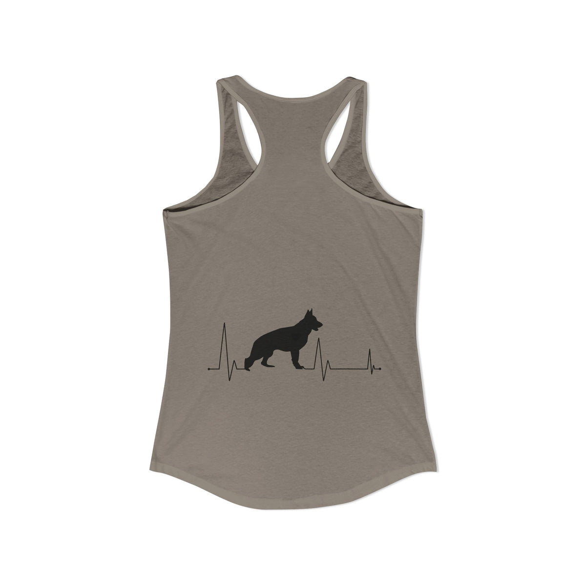 My Heart Beats For German Shepherds Women's Racerback Tank